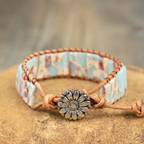 Wholesale Hand Woven Natural Stone Bracelet