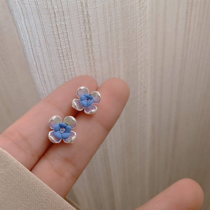 Wholesale Niche Retro Silver Earrings