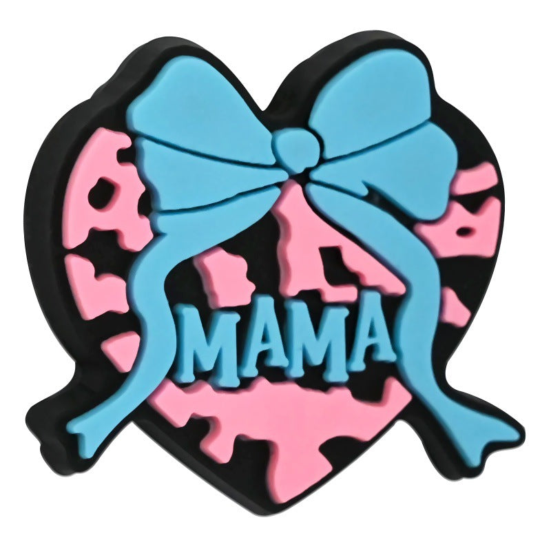 Wholesale Random 100pcs I Love Mom Mother' s Day Beaded Beads Focal Beads