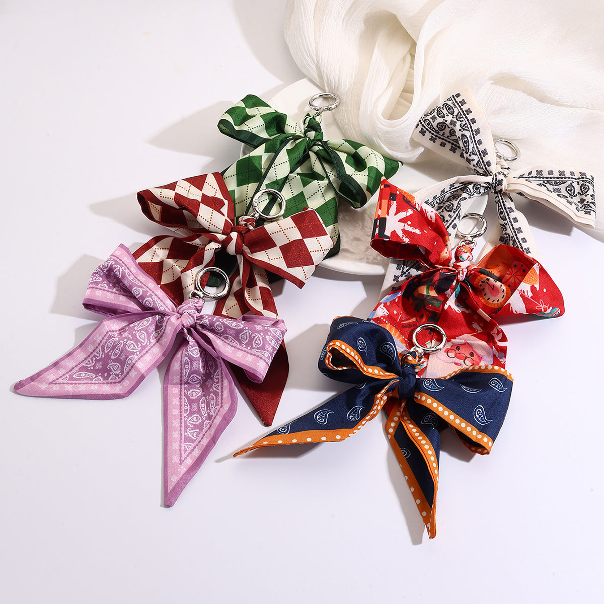 Wholesale Bag pendant woven handmade exquisite bow bag pendant
