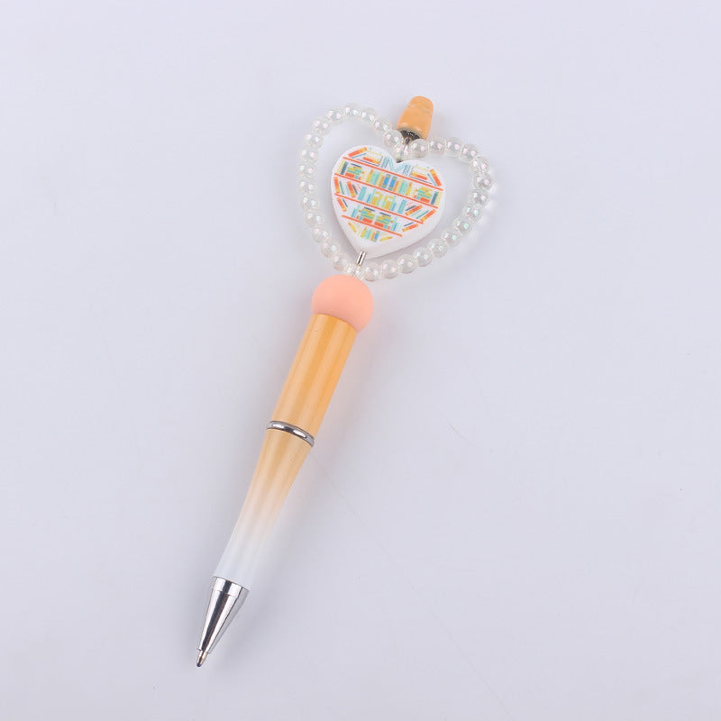 Wholesale DIY Cartoon Love Silicone Color Plastic Ballpoint Pen
