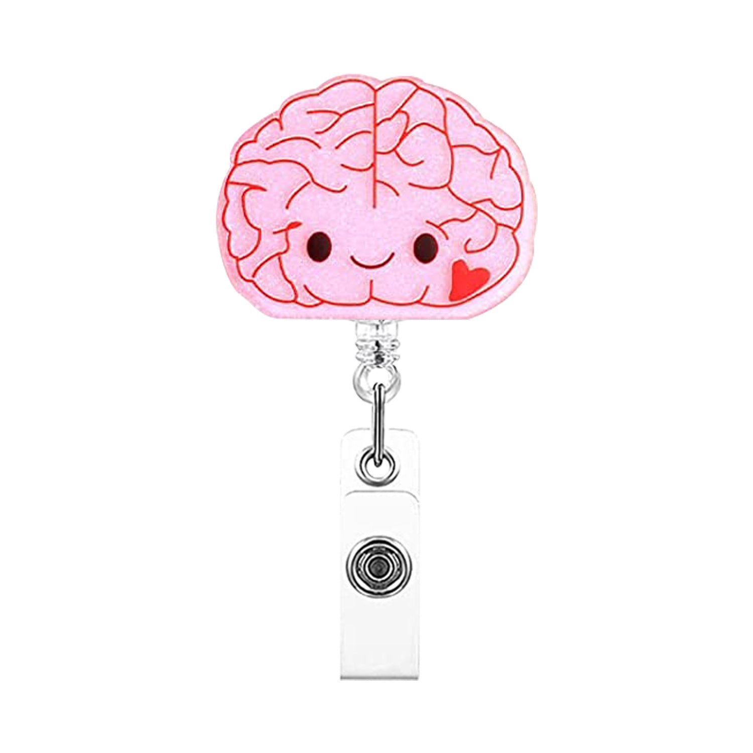 Wholesale Badge Reels Acrylic Womb Love Clothes Retractable Keychain