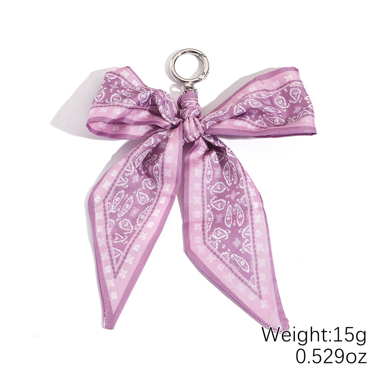 Wholesale Woven Knotted Bow Silk f Keychains