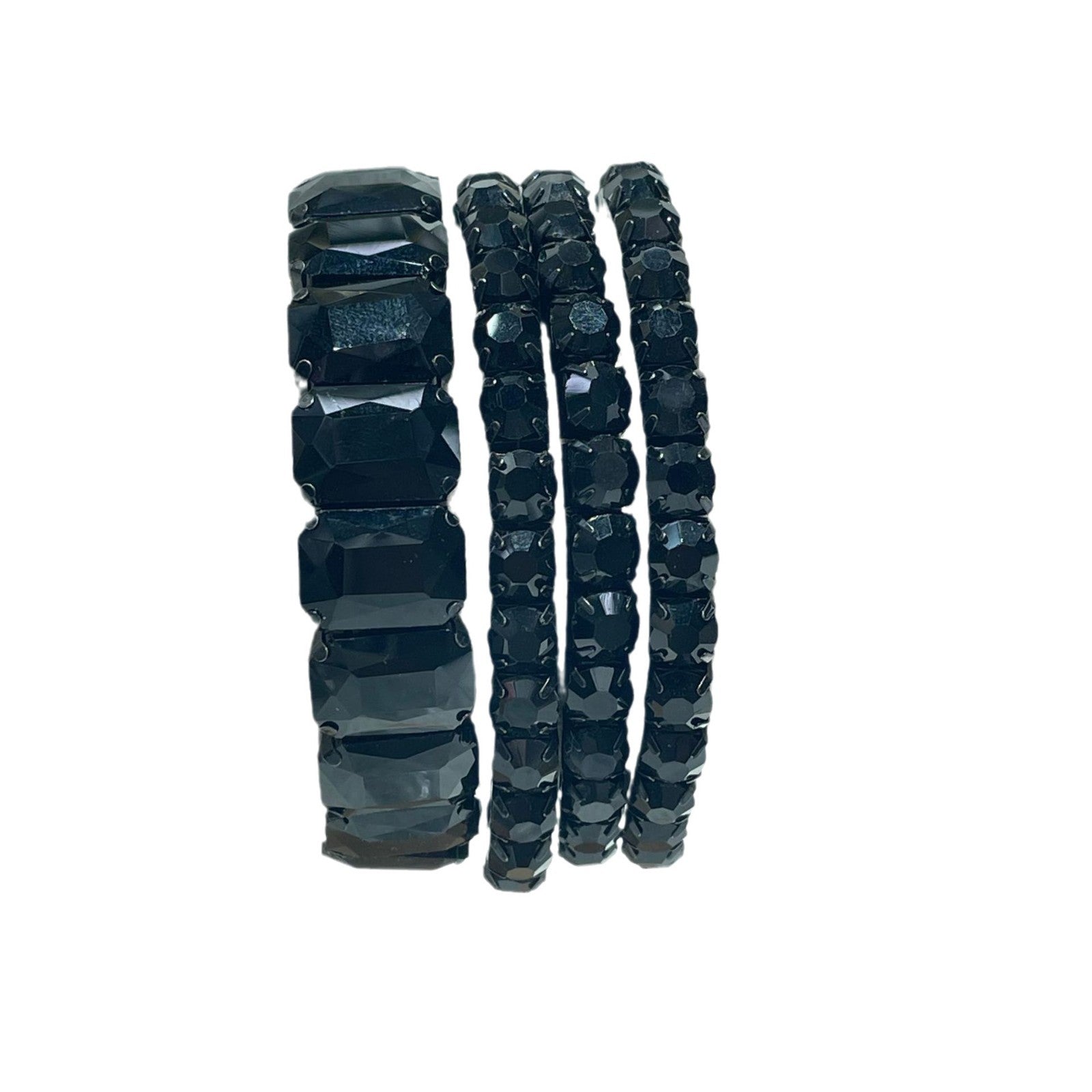 Wholesale rhinestone elastic rubber band bracelet