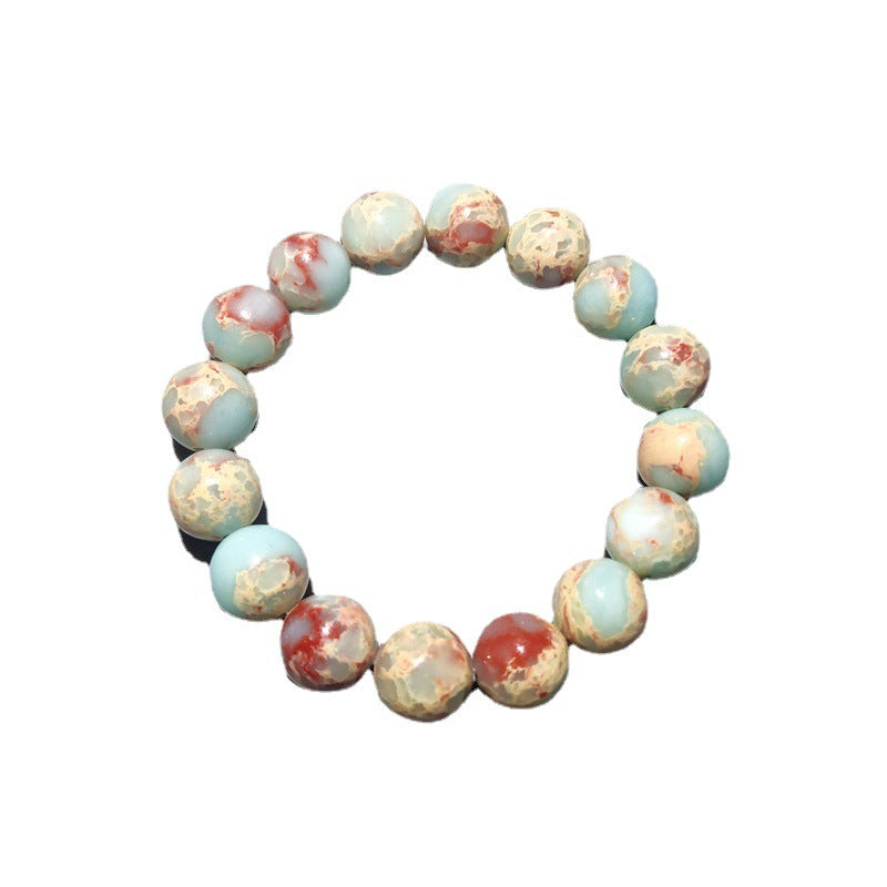 Wholesale Shoushan Stone Verdant Green Bracelet