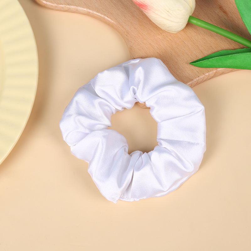 Wholesale 10pcs Solid Color All-match Imitation Silk Ponytail Hair Tie