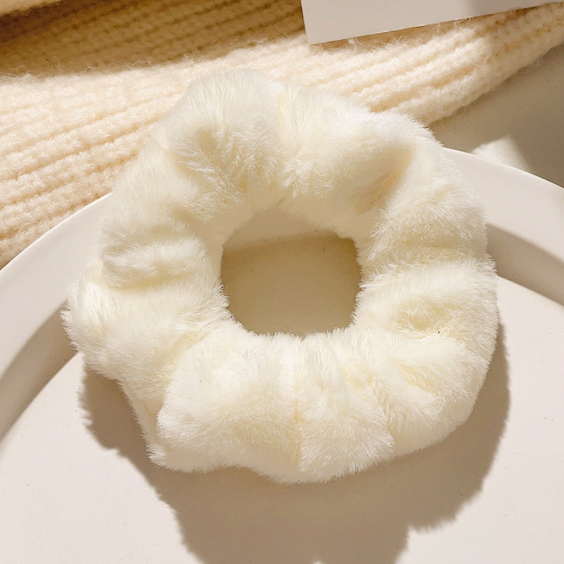 Wholesale Autumn and Winter Retro Plush Hair Ties