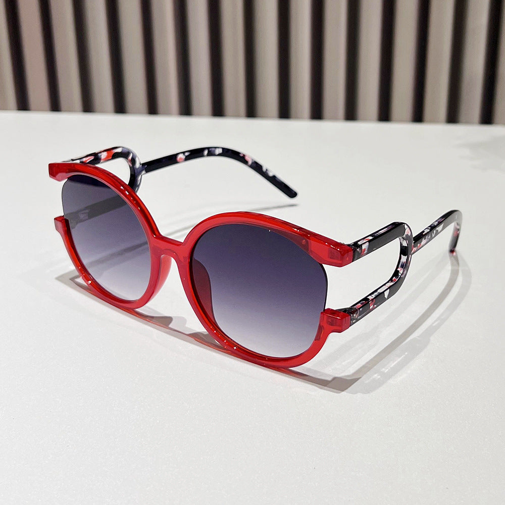 Wholesale Large Frame Y2K Future Style Colorful Fashion Design Sunglasses