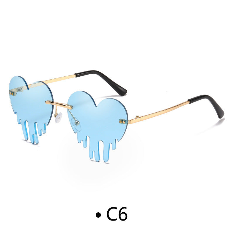 Wholesale 028 New Fashion Personalized Sunglasses Colorful Ocean Lens Sunglasses for Men and Women