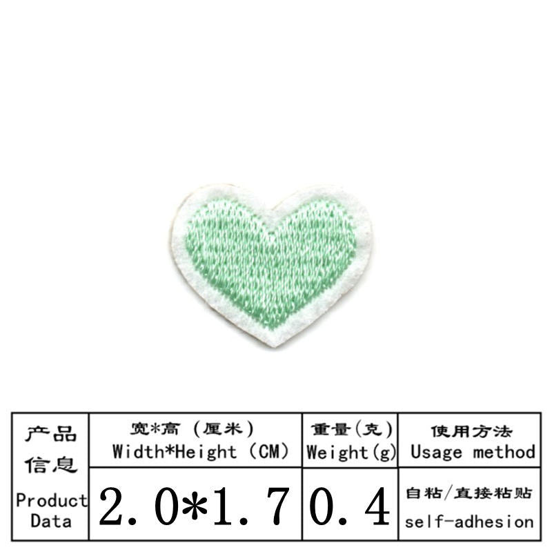 Wholesale Embroidery Thread Self Adhesive Patch Set Heart And Flower Designs For Clothing And Towel Decor Boutique Resale