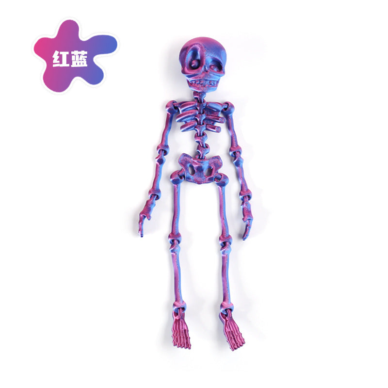 Wholesale  printable skeleton toy with magnetic joints movable