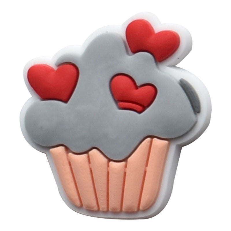 Wholesale Random 100pcs Red Valentine' s Day Series Croc Charms