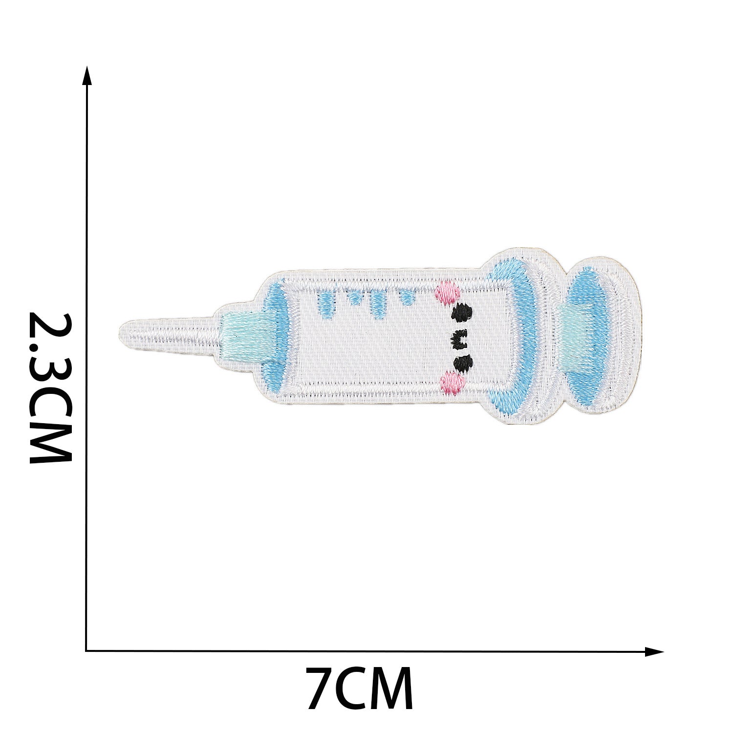 Wholesale Trendy Embroidered Nurse Patch Love Design Iron On Clothing Decorative Patch For Resale