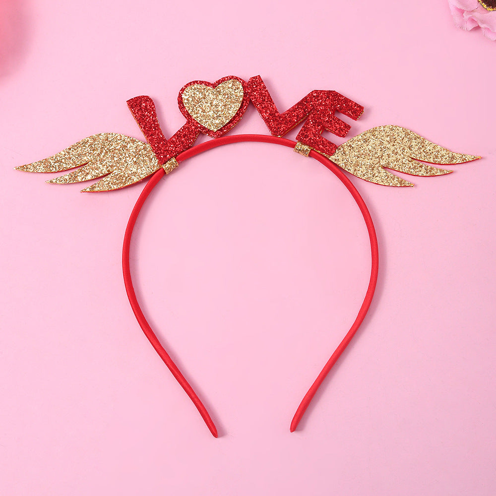 Wholesale new hot party accessories Valentine's Day headband princess hair accessories headdress