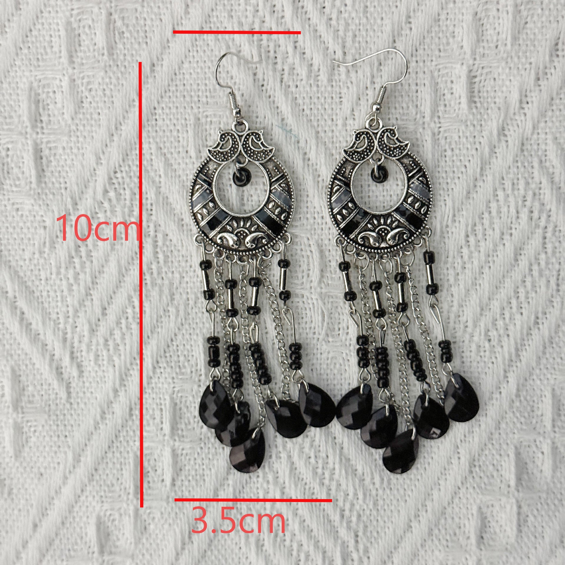 Wholesale Long tassel Bohemian earrings