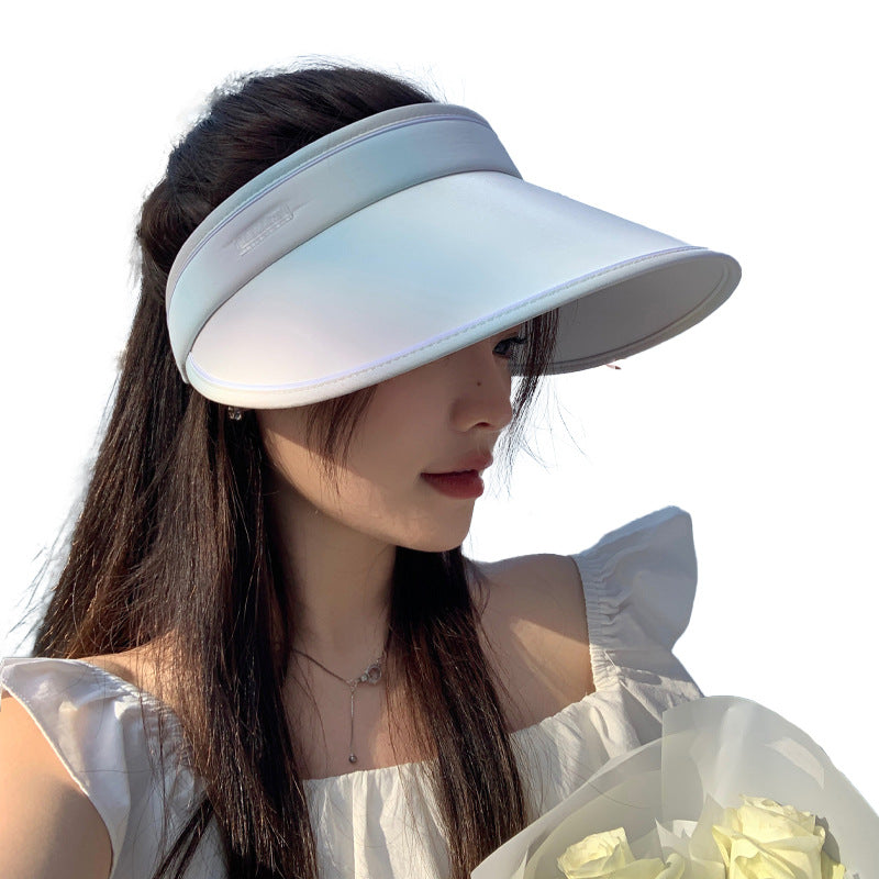 Sombrero vacío de protector solar de poliéster de poliéster al por mayor
