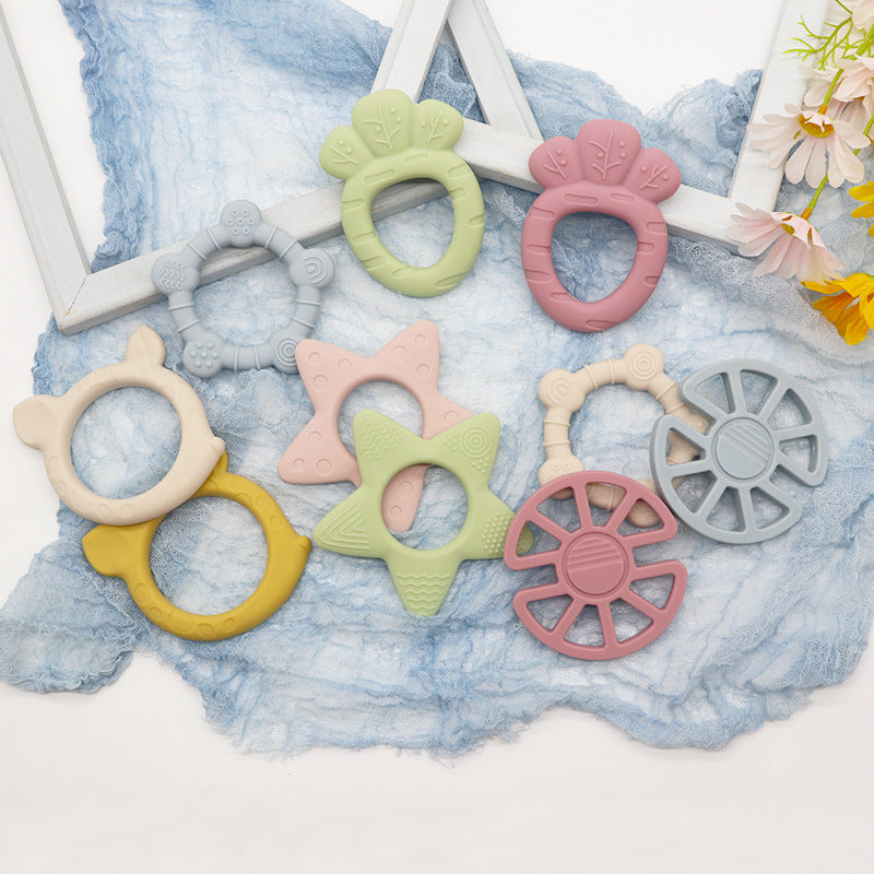 Wholesale 10PCS/PACK Silicone Baby Teething Stick