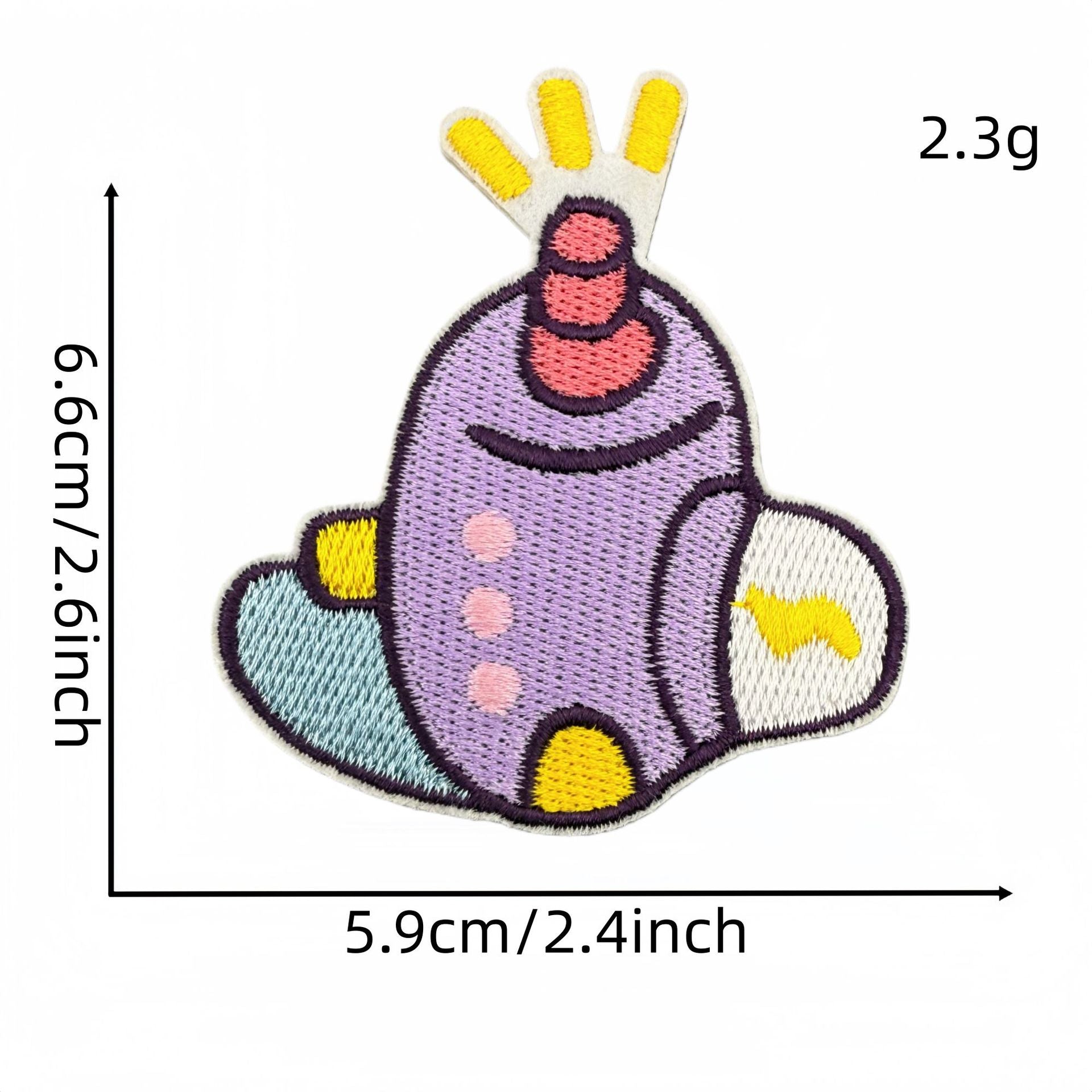 Wholesale Cute Cartoon Astronaut Embroidered Patches Space Series Self Adhesive Clothing Accessory DIY Decor Resale