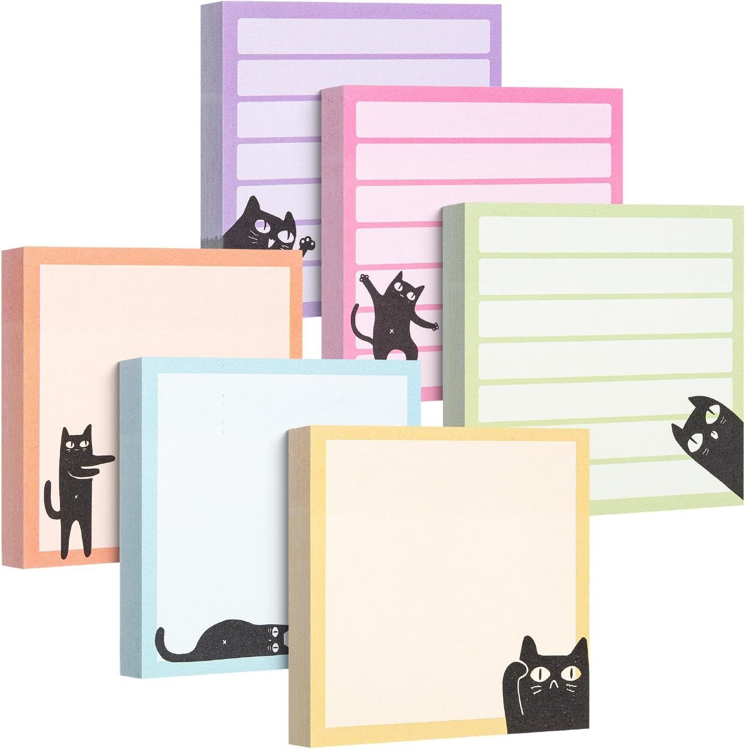 Wholesale Cartoon Cat  Removable High-adhesive Sticky Notes