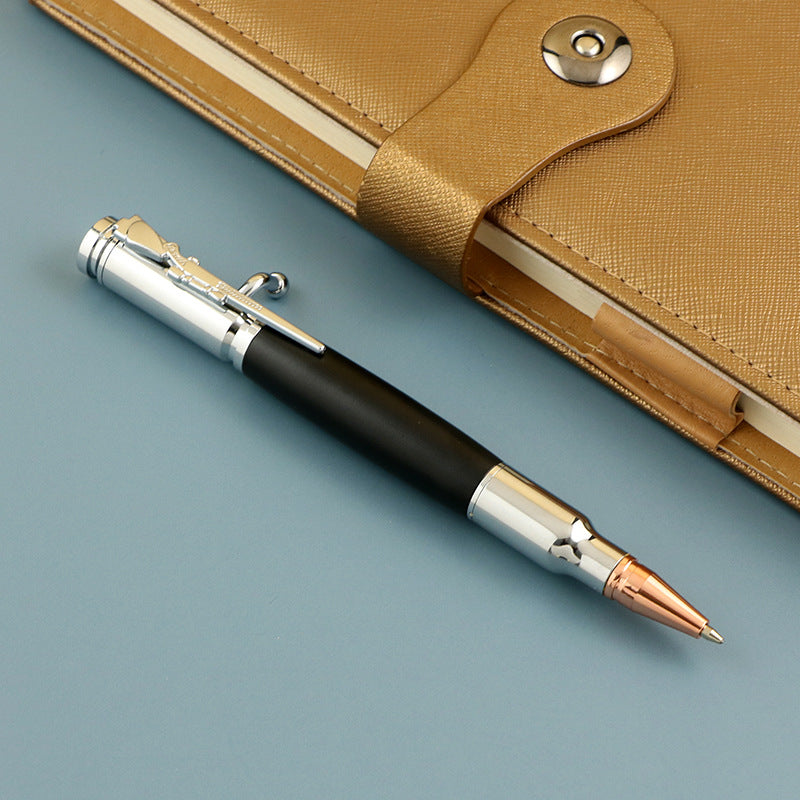 Wholesale Pens Gun Bolt Wood Pressure Reducing Switch Pen Ballpoint Pen