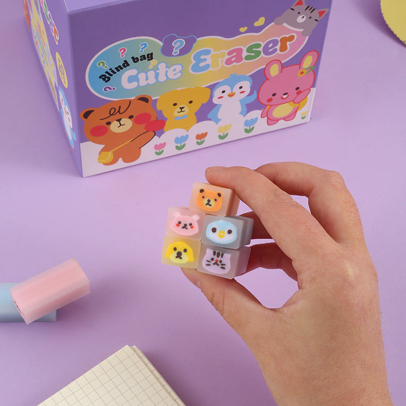 Wholesale PVC Animal Blind Bag Sandwich Eraser