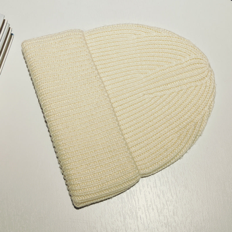 Wholesale Knitted Loose Thick Wool Hat