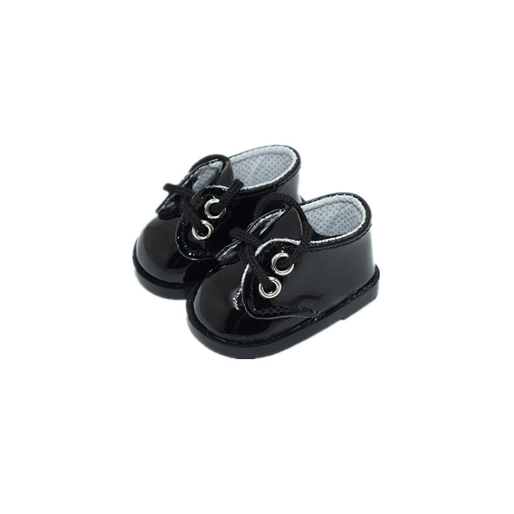 Wholesale Cute lace up leather shoes dolls toy shoes