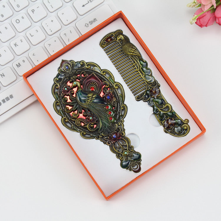 Wholesale Russian Style Retro Peacock Set Mirror