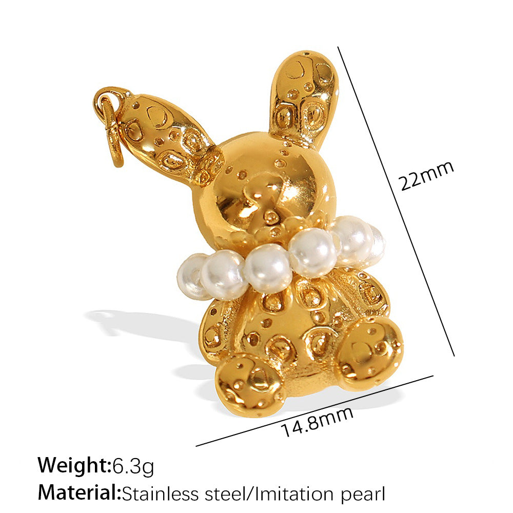 Wholesale Diverse diamond studded stainless steel necklace pendant accessories