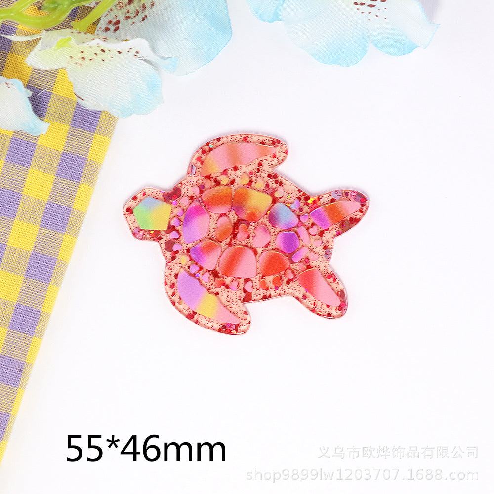 Wholesale 10pcs FlatBack Ocean Animal Acrylic Cute DIY Accessories