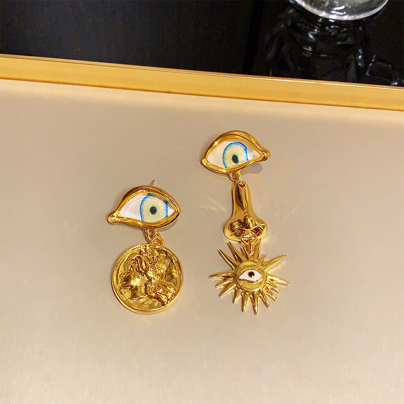 Wholesale 925 Silver Needle Crystal Flower Vintage Earrings