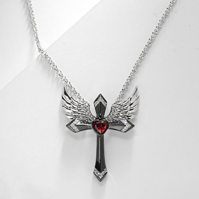 Wholesale Angel Cross Necklace