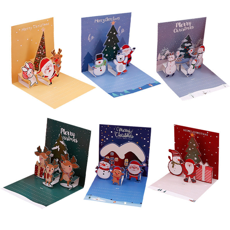 Wholesale Christmas greeting card creative holiday card