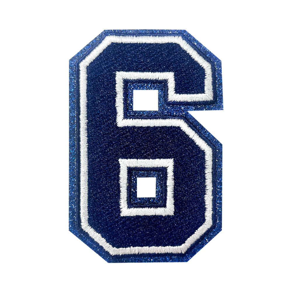 Wholesale Baseball Numbers 0 9 Iron On Embroidery Patches Polyester Fashion Accessory DIY Craft Supply For Clothing And Boutique Resale