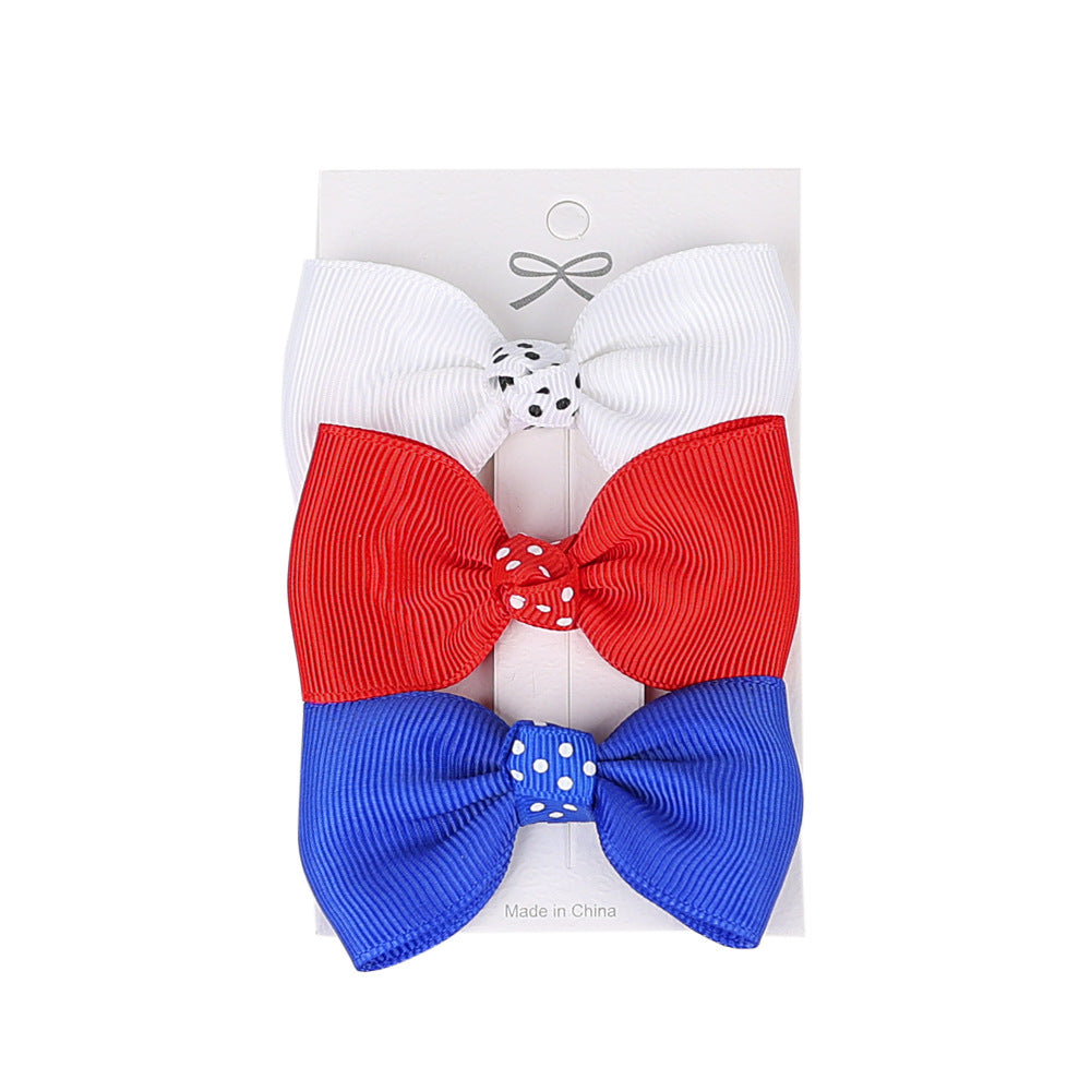 Wholesale Thread Ribbon Kids Headwear Independence Day