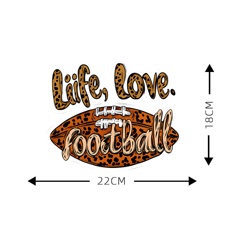 Wholesale rugby jersey UV DTF ready-to-use transfer stickers