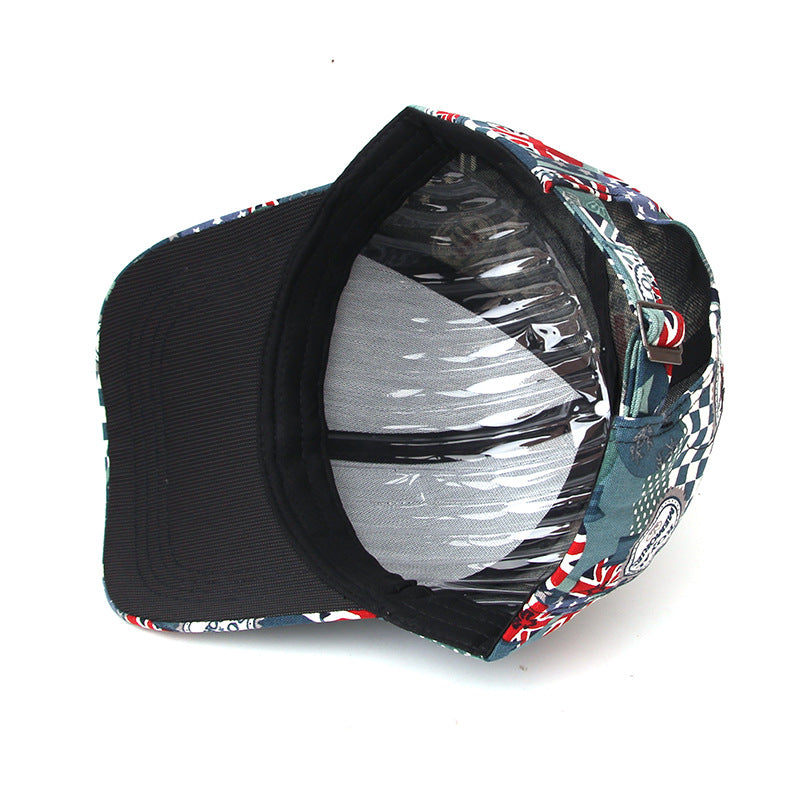 Wholesale Rice Flag Graffiti Baseball Cap