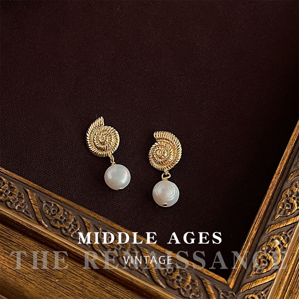 Wholesale Antique Baroque Freshwater Pearl Earrings