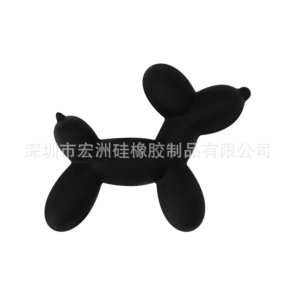 Wholesale 10pcs/ pack Balloon Dog  Food Grade Silicone Beads DIY Loose Beads