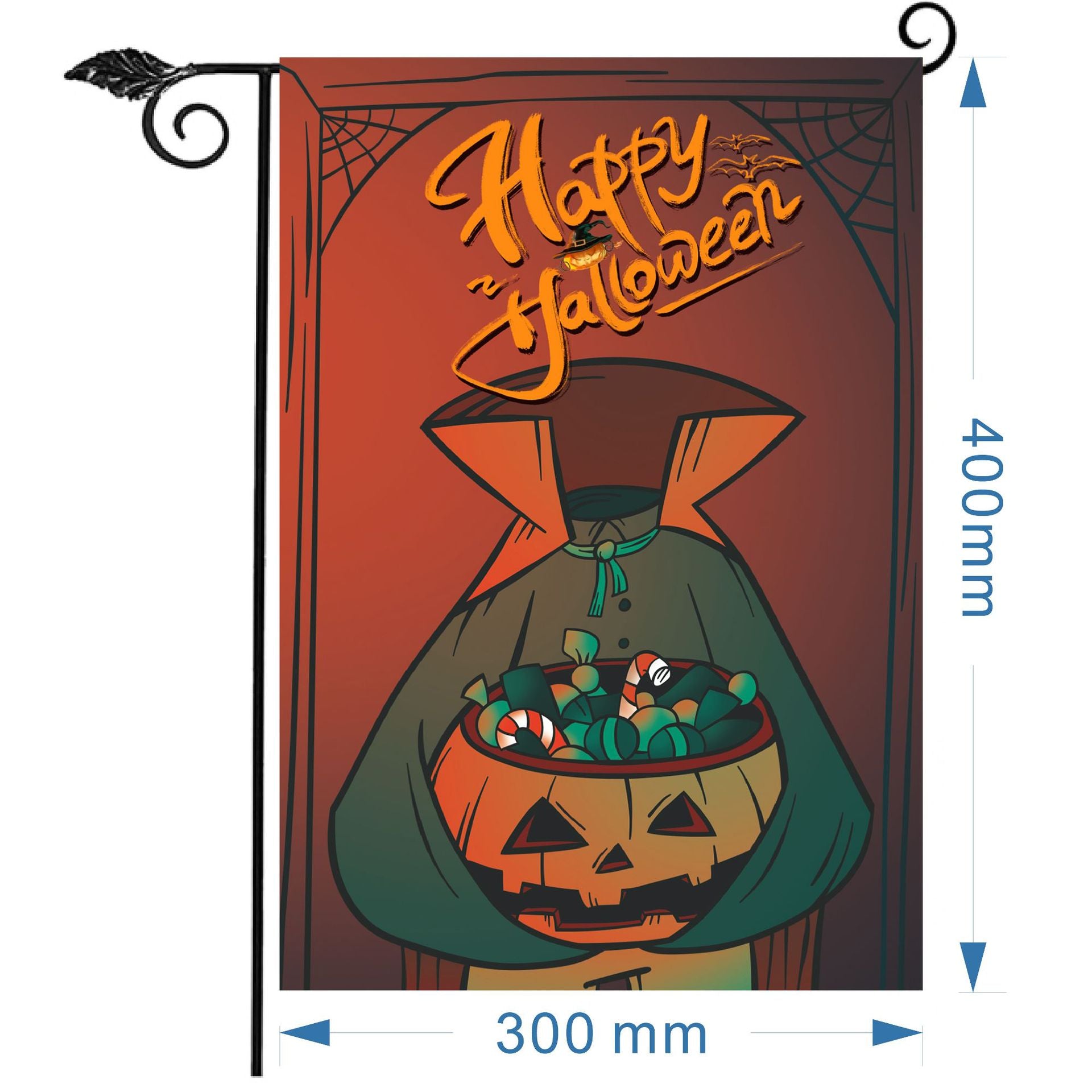 Wholesale Christmas garden flag linen print outdoor small flag yard decoration flag