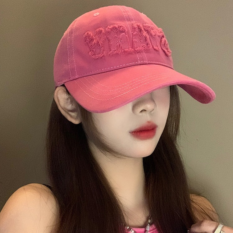 Wholesale Letter Raw Edge Sun Visor All-match Baseball Cap