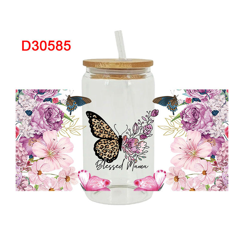 Wholesale UV Transfer Paste Glass Crystal Label Crystal Paste 16OZ UV DTF WRAPS