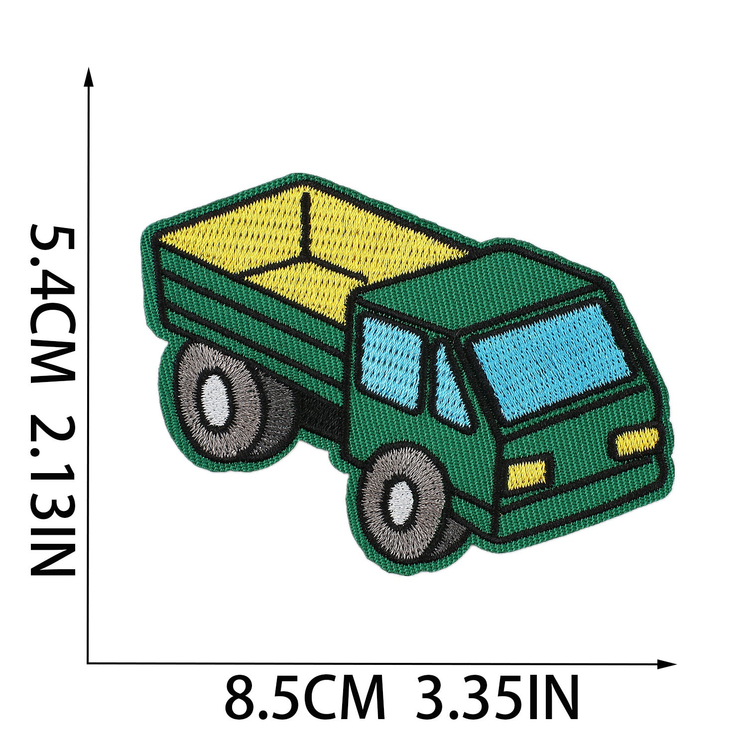 Wholesale Stylish Cartoon Police Car Embroidery Patch Polyester Clothing Patch For Everyday Wear Resale Accessory