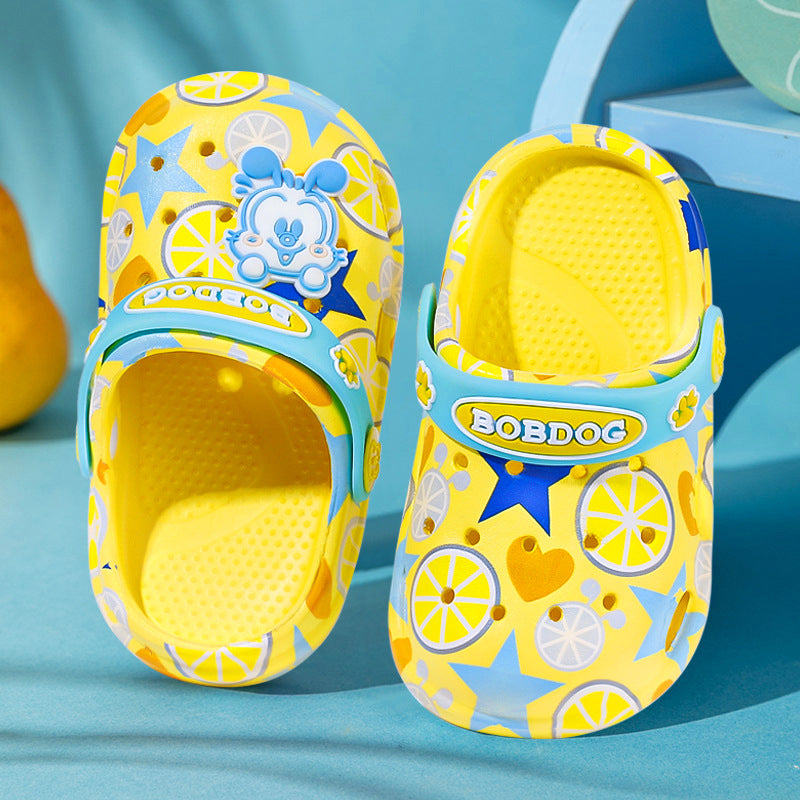 Crocs de caricatura al por mayor Cartoon Pvc Kids zapatillas