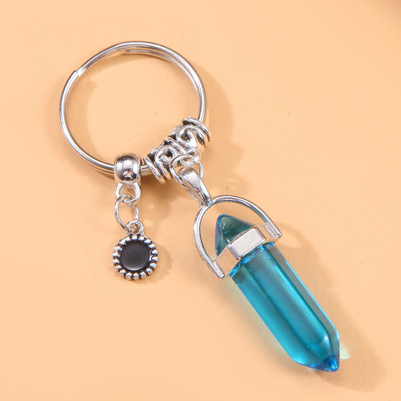 Wholesale Geometric Angel Crystal Alloy Keychains
