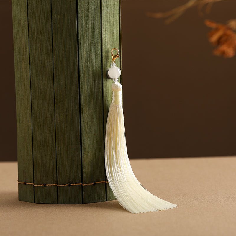 Wholesale 12CM Beaded Lobster Clasp Tassel Pendant