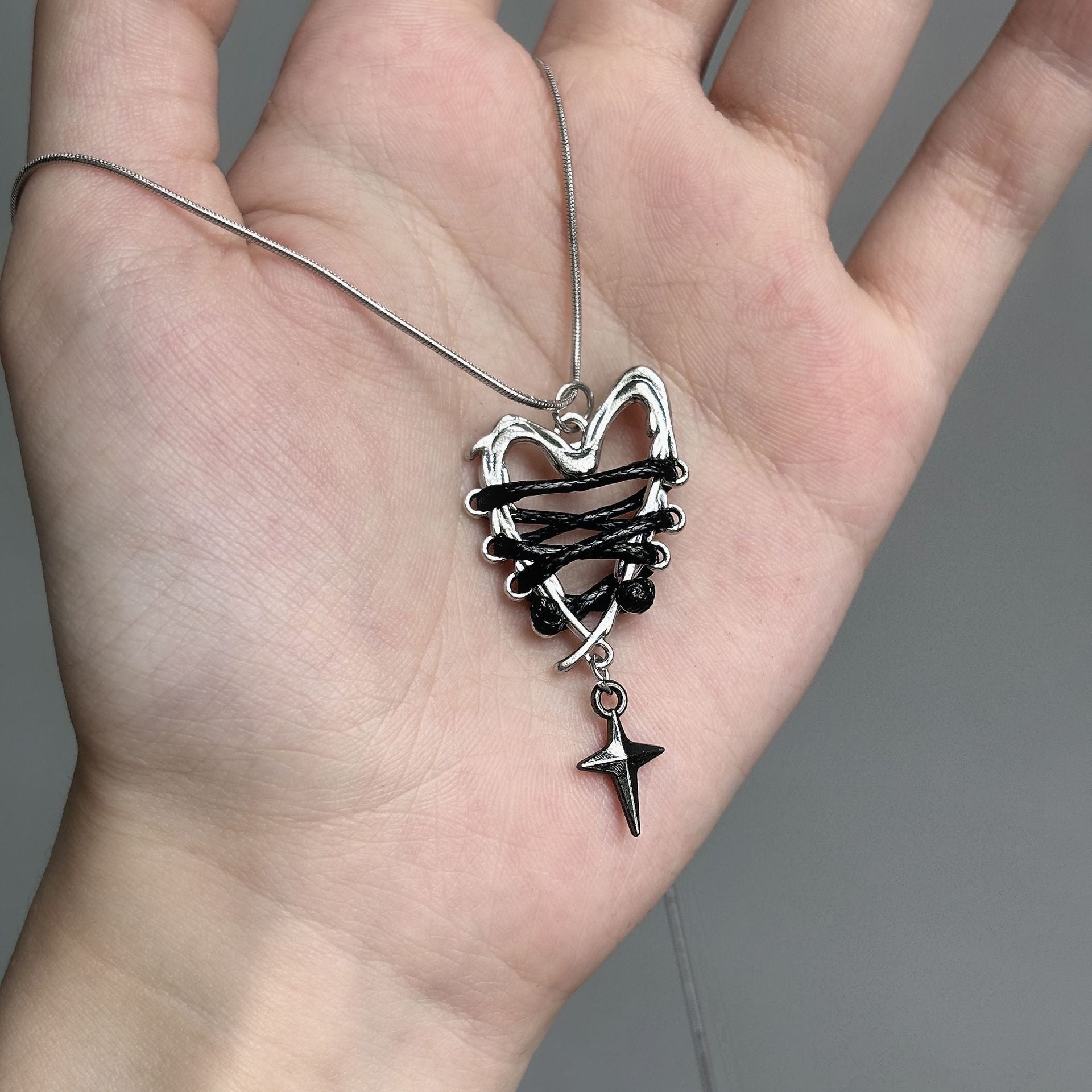 Wholesale Electroplated red green apple acrylic necklace