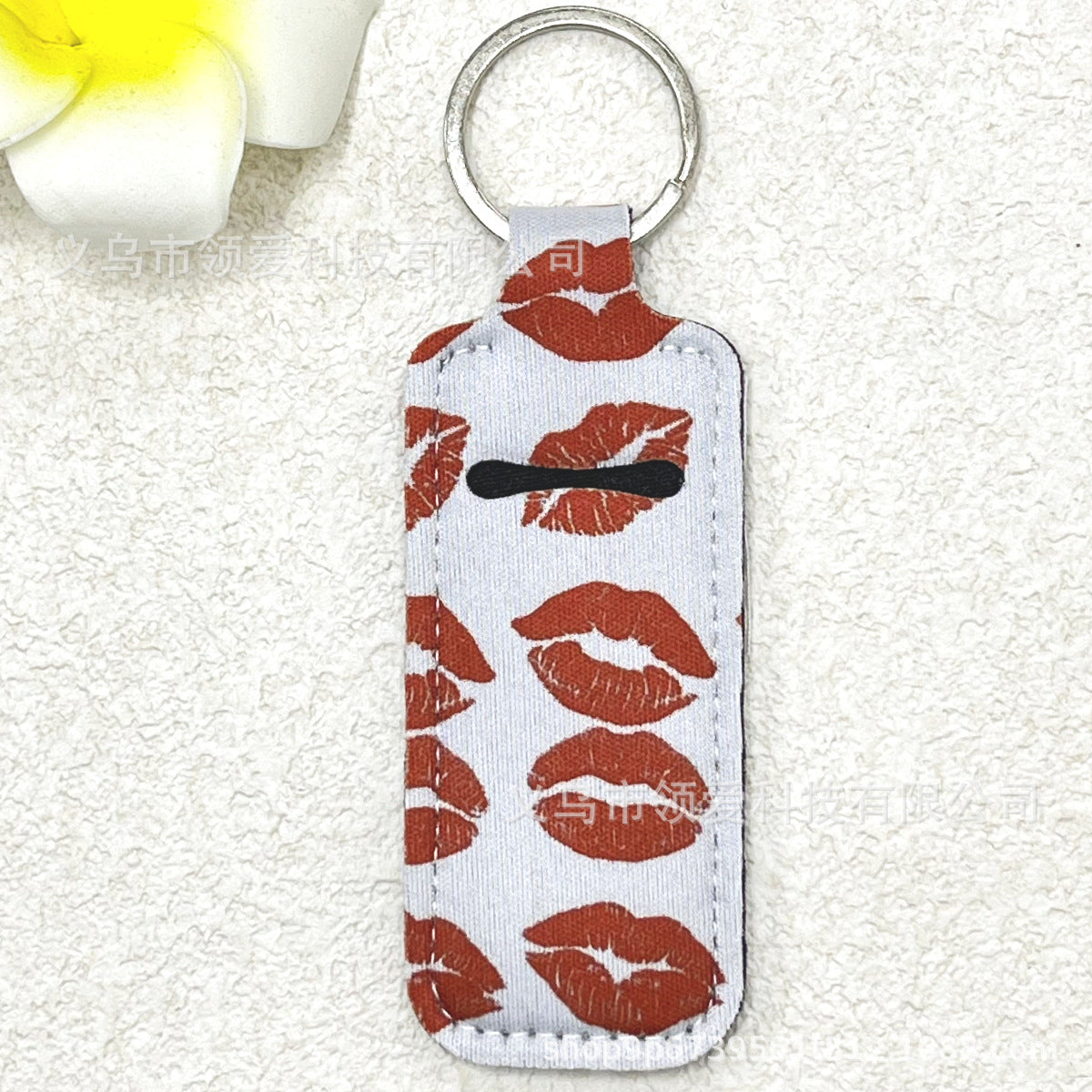 Wholesale Portable Lipstick Cover Lipstick Cover Diving Material Neoprene Keychain