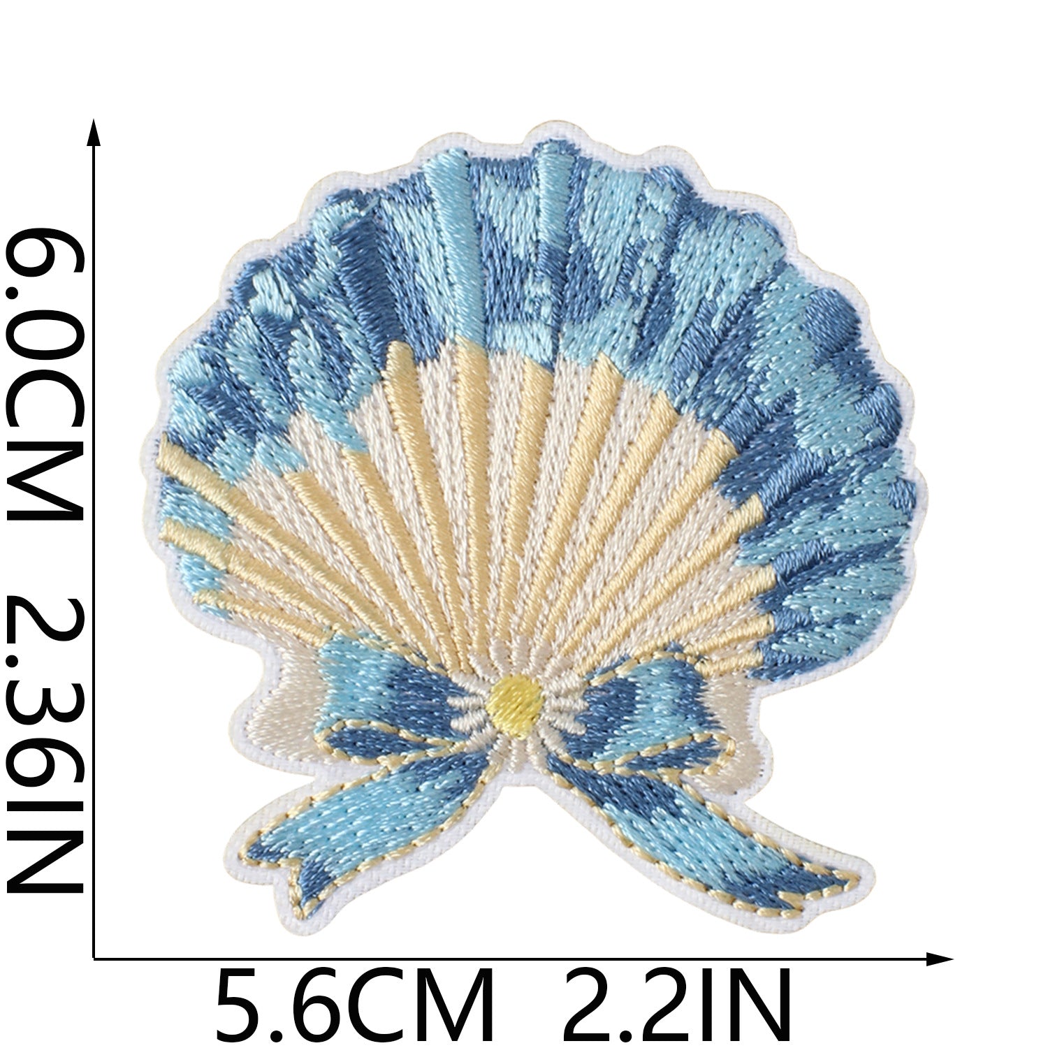 Wholesale Chic Summer Beach Embroidered Patch Iron On Decorative Accent For Clothing Bags Shoes Hats Resale Fashion Accessory