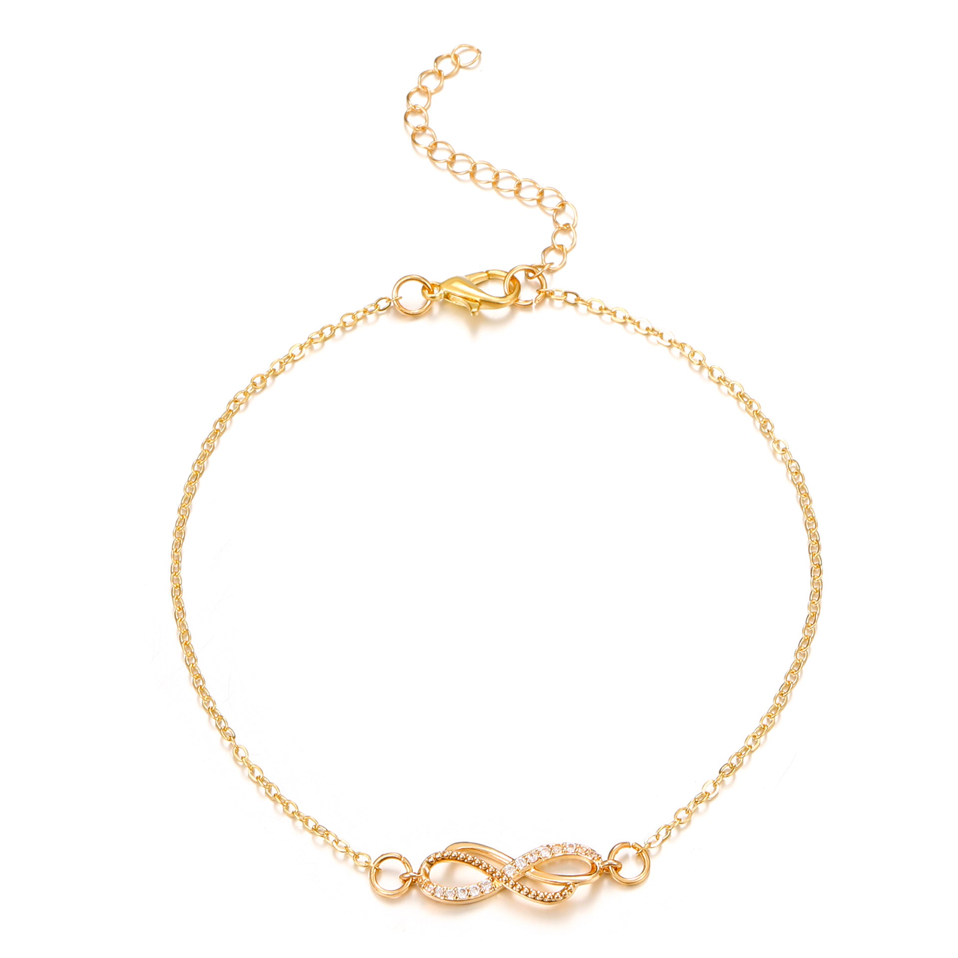 Wholesale Vintage Infinity Link Anklet